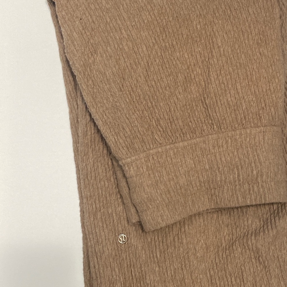 Lululemon Beige Wide Leg Lab Trousers Gem